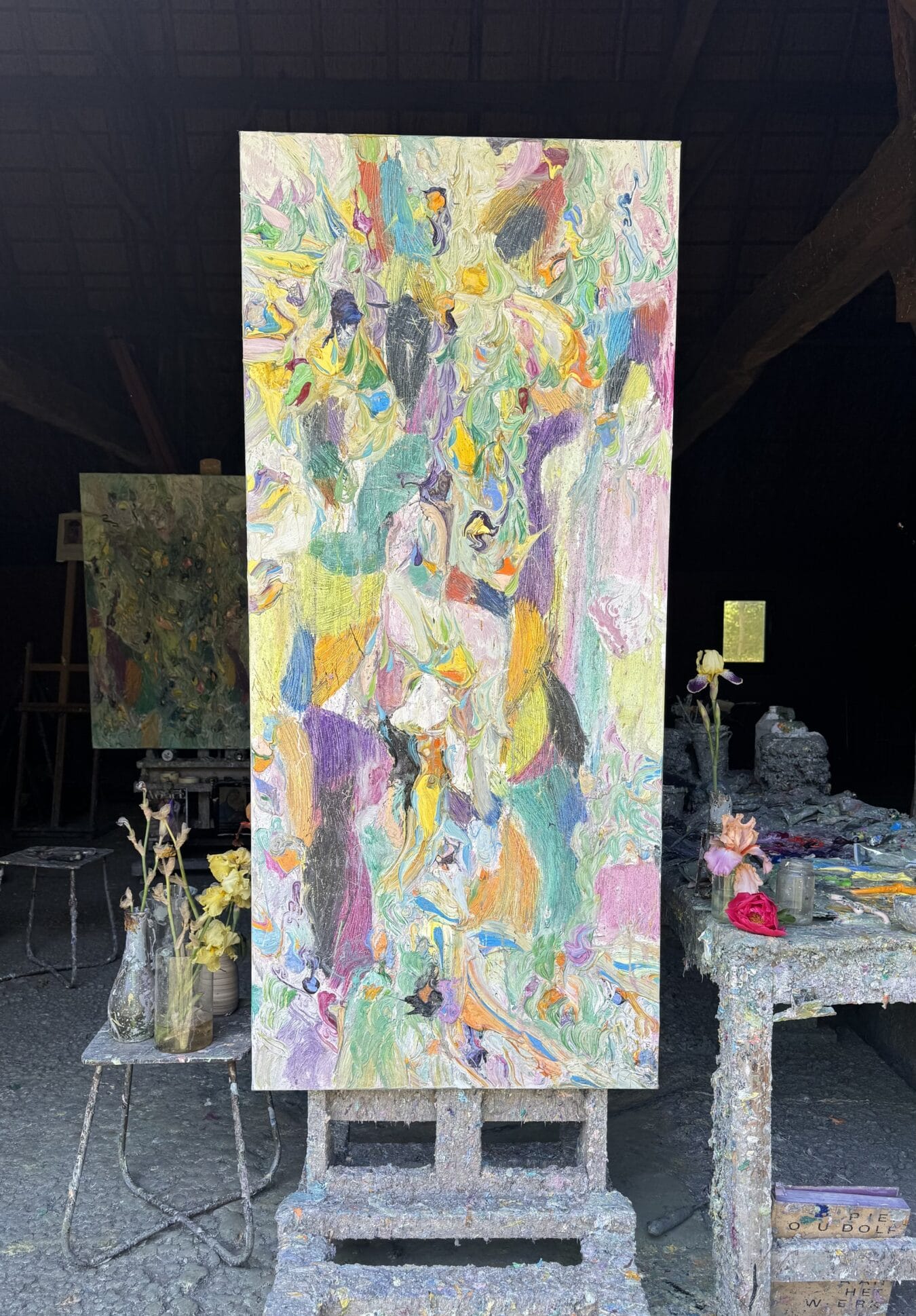 ‘Persian juno iris’ 16.05.25 180x80cm